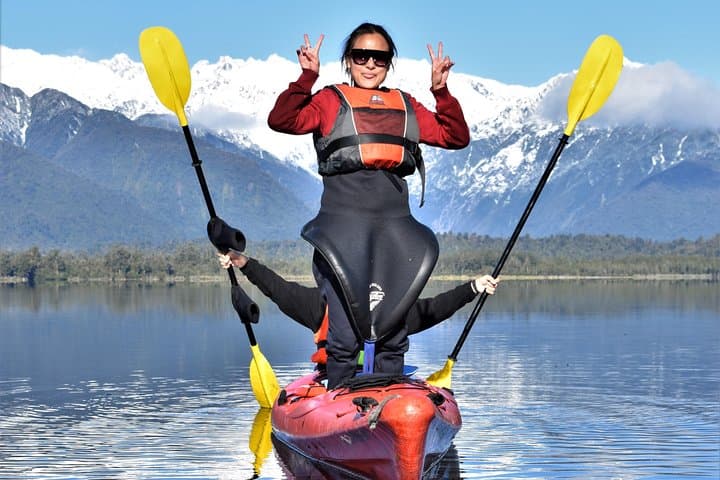 Paddle Lake Mapourika: Small-Group Kayak Adventure from Franz Josef Glacier photo 6