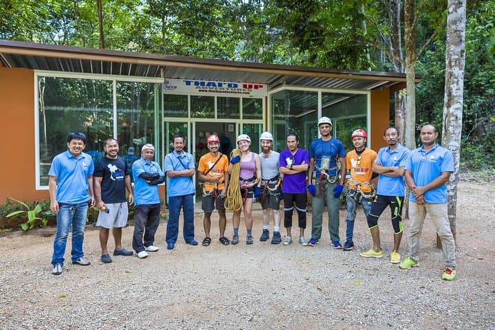 Krabi Zone A Zipline Adventure — 250m Canopy Zips & 70m Abseil Near Ao Nang photo 4
