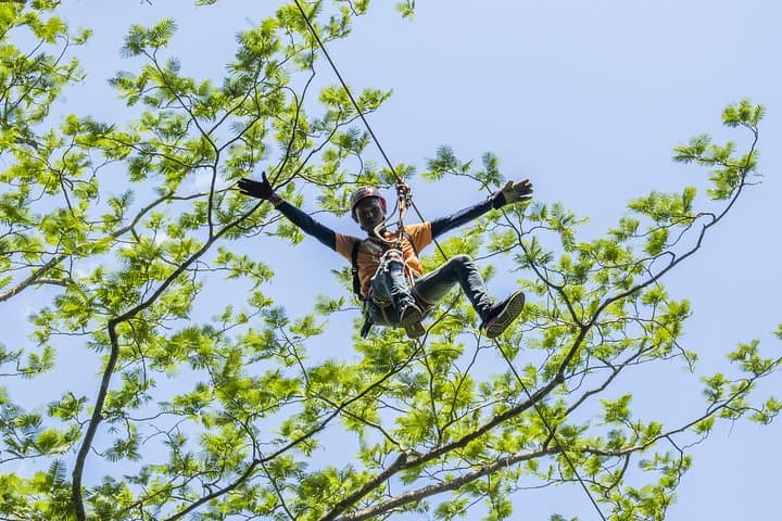 Krabi Zone A Zipline Adventure — 250m Canopy Zips & 70m Abseil Near Ao Nang photo 5