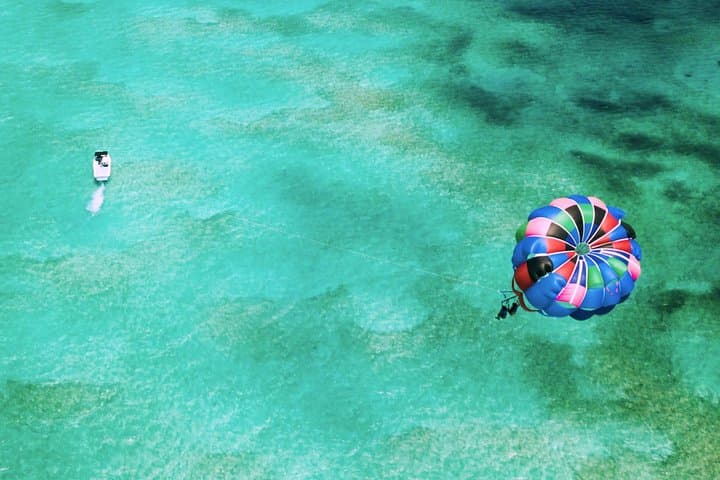 Parasailing Over Grace Bay: Providenciales Aerial Adventure in Turks and Caicos photo 3