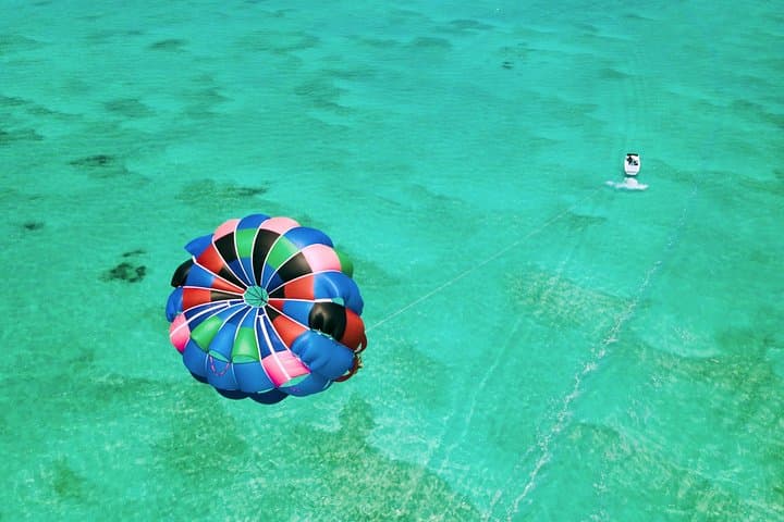 Parasailing Over Grace Bay: Providenciales Aerial Adventure in Turks and Caicos photo 5