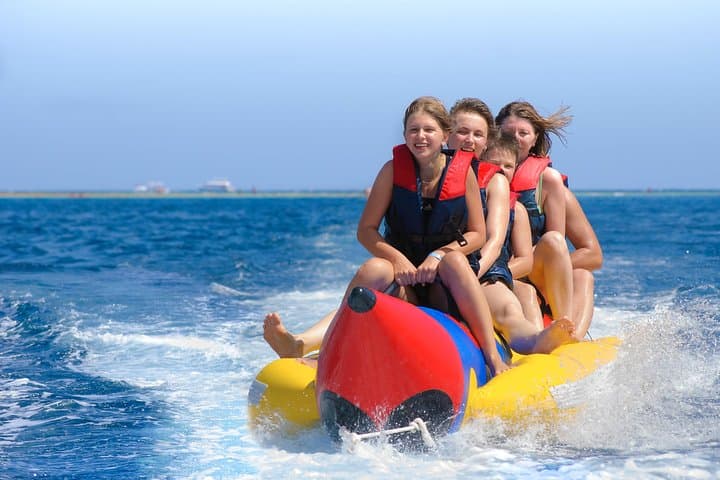 JBR Banana & Donut Ride — High-Speed Inflatable Adventure in Dubai