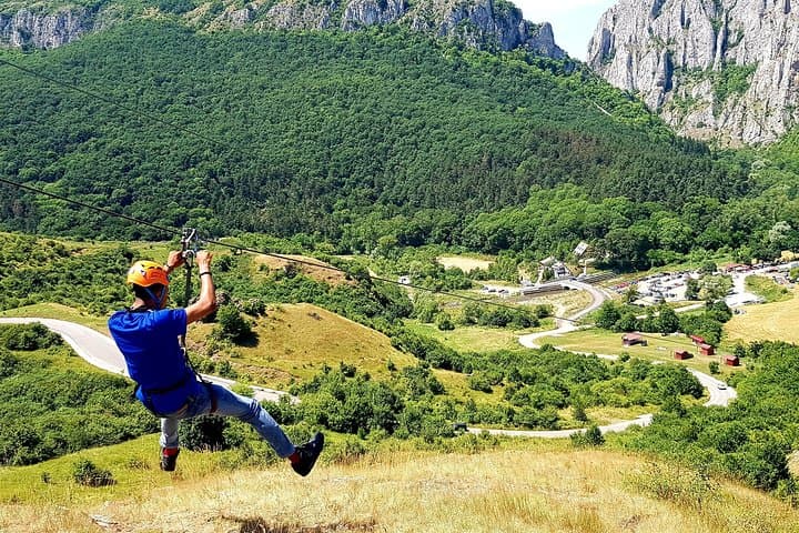 Zipline and Hike Turda Gorge — Cluj Adventure Day Trip from Cluj‑Napoca photo 3