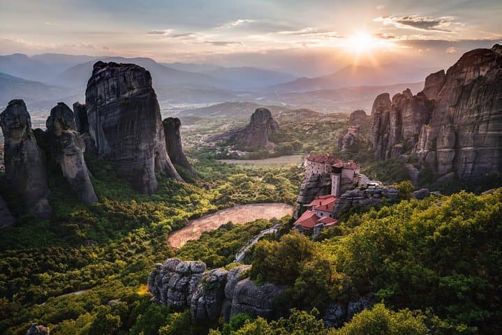 Athens to Meteora Private Day Trip — Clifftop Monasteries & Kalambaka