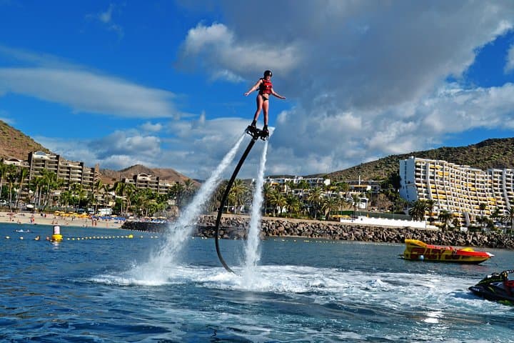 Flyboard at Anfi Beach: High-Flying Water Adventure in Gran Canaria