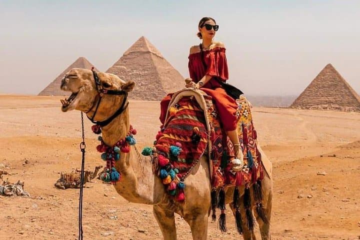 Giza Pyramids by Camel: 4-Hour Camel Ride and Sphinx Visit from Cairo photo 2