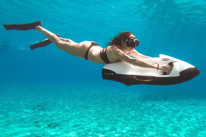 Ibiza Luxury Water Toys Boat Tour — Seabob, Scubajet & Paddle Experience photo 4