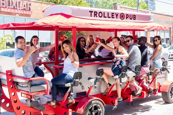 Downtown Raleigh Pedal Pub Crawl: 2-Hour Guided Bar Bike Tour