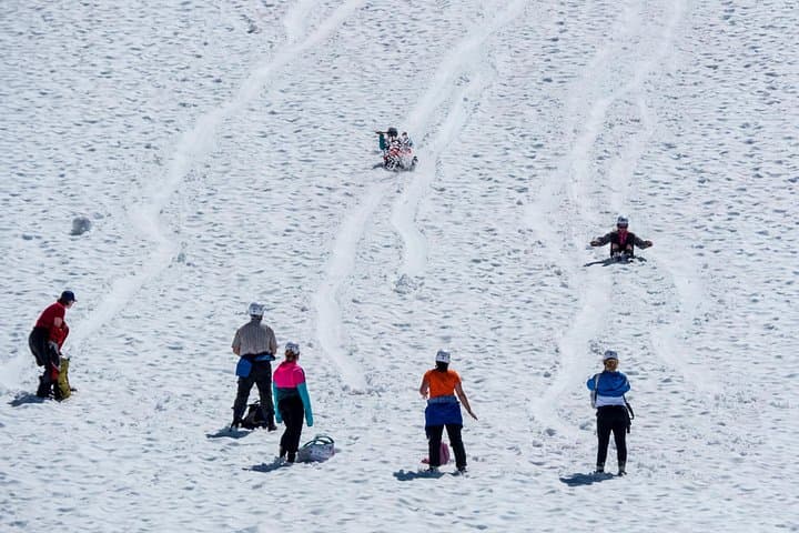Whistler Glacier Glissading: Slide Summer Snow on Whistler Glacier photo 5