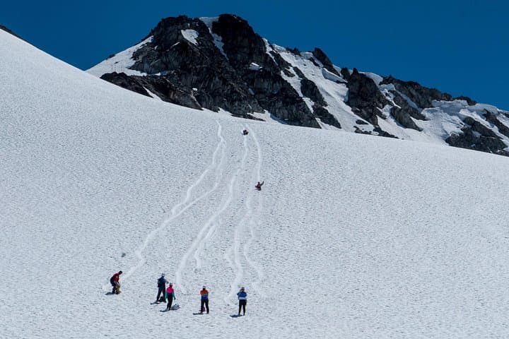 Whistler Glacier Glissading: Slide Summer Snow on Whistler Glacier photo 6
