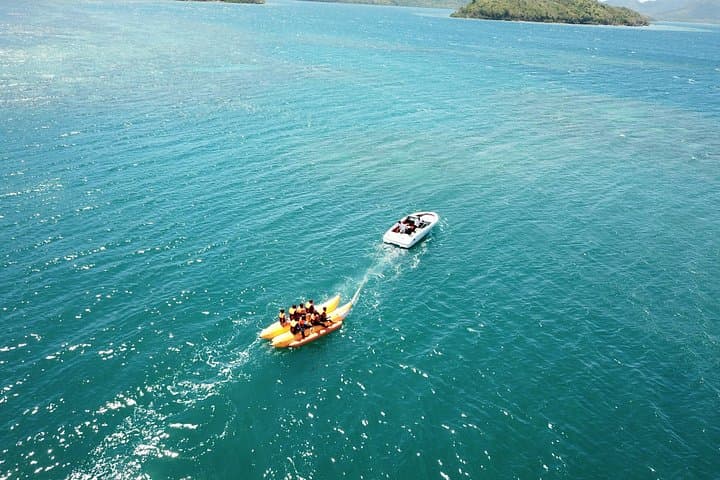 Coron Water Ride Thrills: Banana Boat, Flyfish & Clear Kayak at Royal Island photo 2