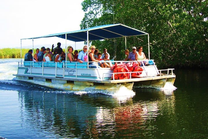Black River Safari: Crocodile Cruise and YS Falls Day Trip from Kingston photo 1
