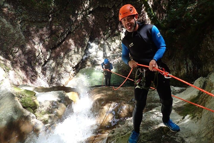 Angon Discovery Canyoning at Lake Annecy — Family-Friendly Rappels & Water Slides photo 4