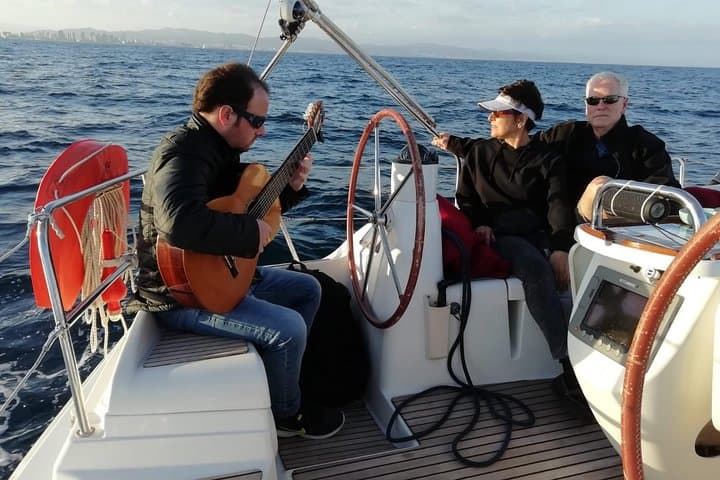 Barcelona Sunset Sailing with Live Spanish Guitar and Tapas photo 6