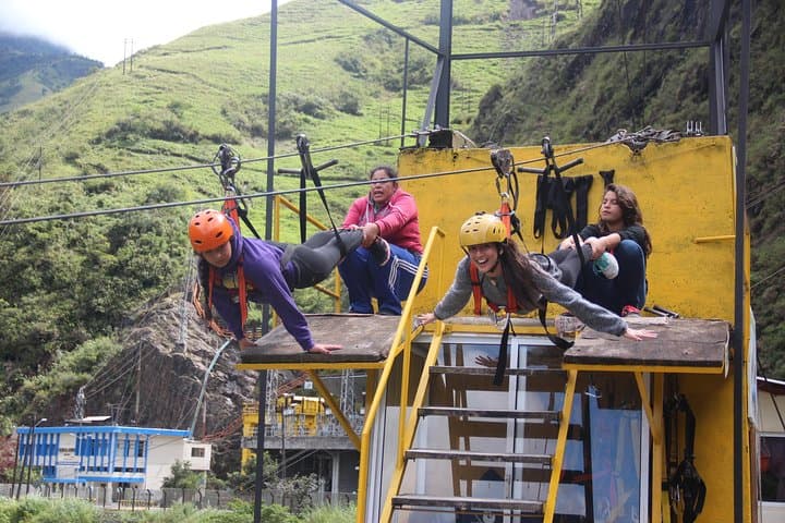 Soar Above El Manto del Novia Waterfall: A Thrilling Zipline Adventure in Baños photo 3