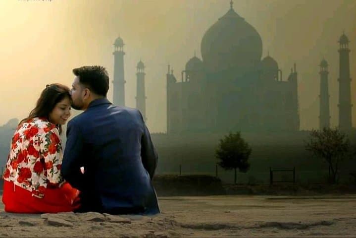 Pre-Wedding Photoshoot at the Taj Mahal — Sunrise & Sunset Private Photo Tour from Delhi