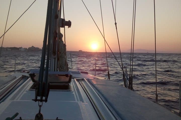 Private Sunset Cruise in Rhodes: Kallithea Springs Swim & Wine photo 1