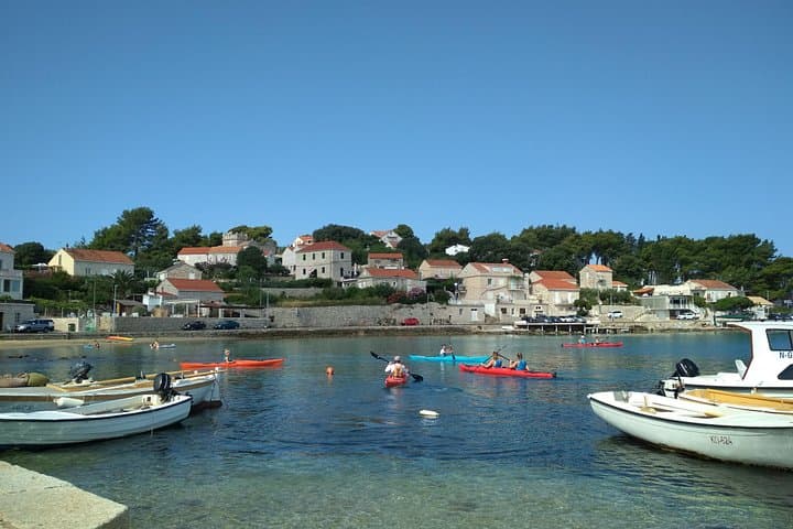 Half-Day Kayak Tour to Vrnik, Gubavac & Badija with Grk Wine Tasting photo 2