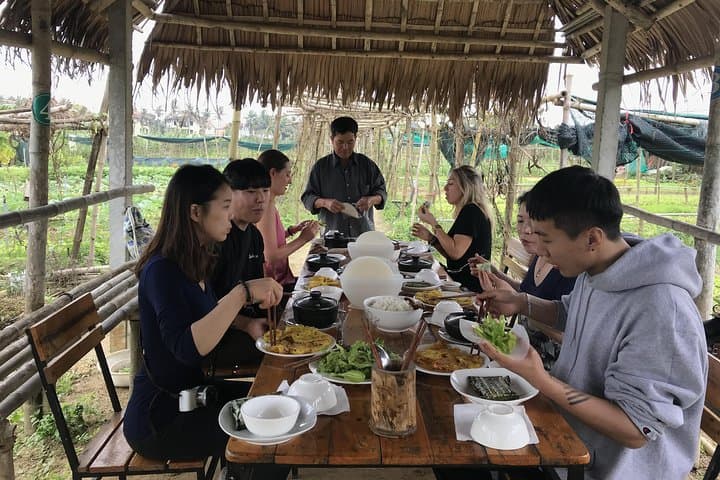 Hoi An Organic Farm Experience: Rural Cycling, Basket Boat & Cooking Class photo 3