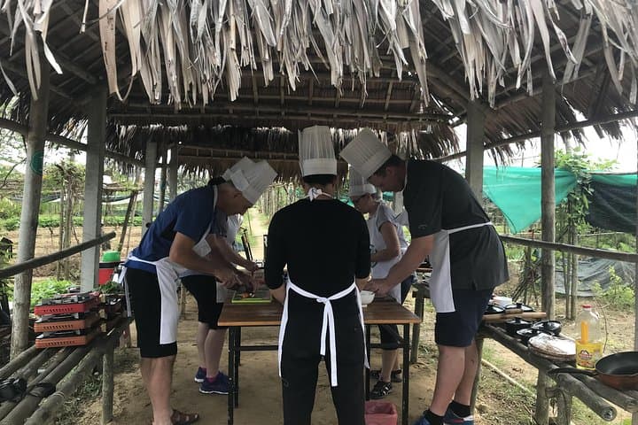 Hoi An Organic Farm Experience: Rural Cycling, Basket Boat & Cooking Class photo 5
