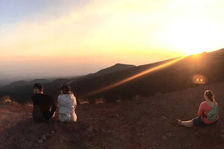 Sunset Trek on Mount Etna: 2,000m Crater Hike & Lava Caves from Catania