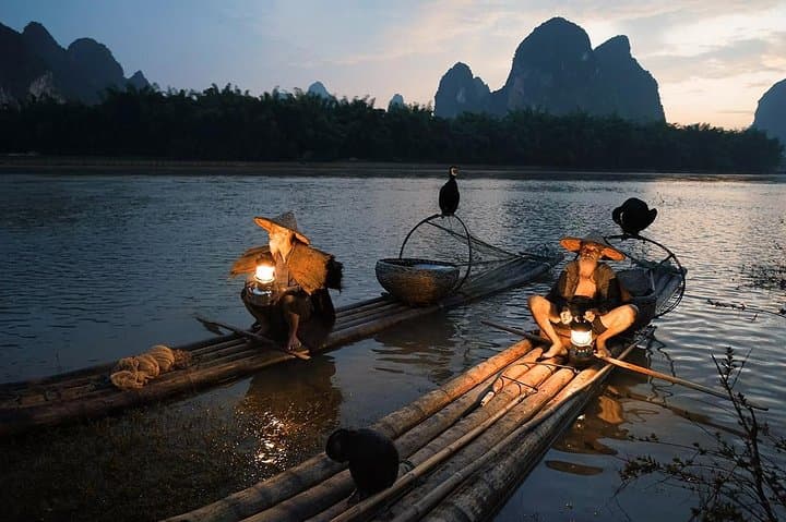 Li River Bamboo Rafting and Xianggong Hill Private Tour from Guilin photo 2