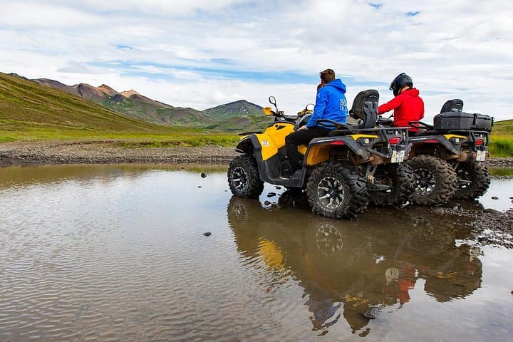 ATV and Helicopter Adventure from Reykjavik: Quad Bike + Summit Flight
