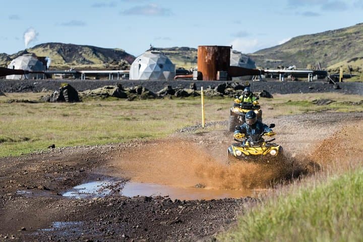 Volcanic Springs ATV Adventure from Reykjavik: Quad Across Lava Fields & Geothermal Steam