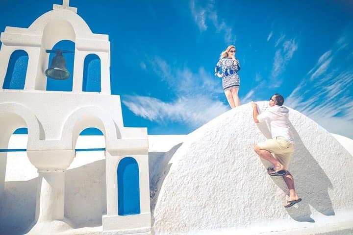 Private Santorini Photo Session: Capture Caldera Sunsets & Iconic Blue Domes photo 4