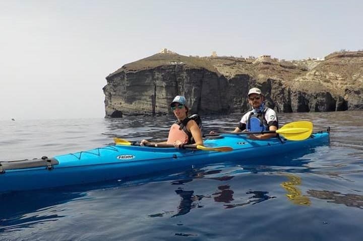Sea Kayak Santorini South Coast: Red Beach, White Beach & Sea Caves photo 4