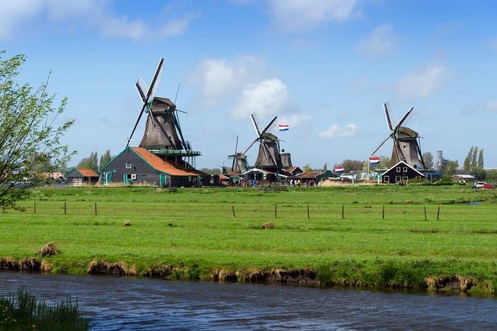 Windmills, Cheese and Harbor Streets: Private Day Trip to Zaanse Schans, Edam, Volendam & Marken