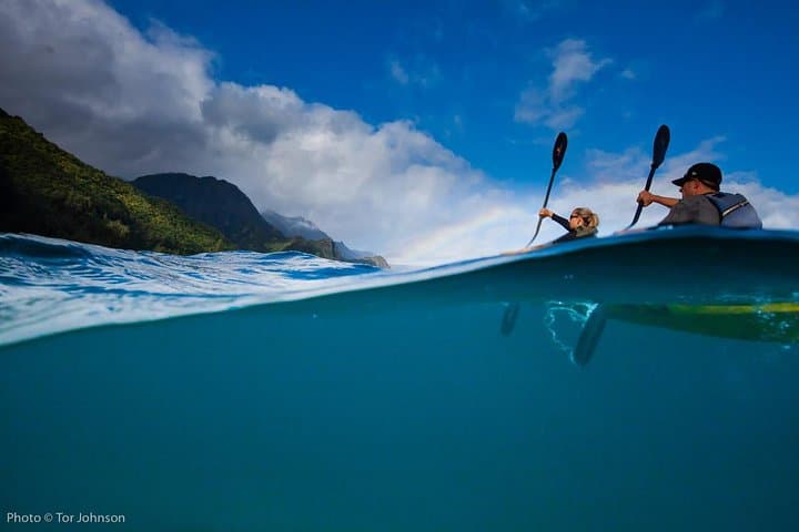 Na Pali Coast Summer Sea Kayaking: Full-Day Guided Paddle from Haʻena to Polihale photo 1