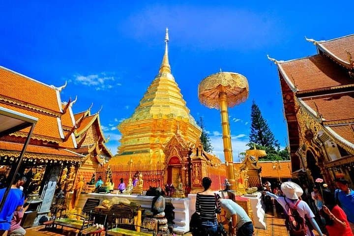 Doi Suthep Half-Day Tour: Chiang Mai's Hilltop Temple and City Views photo 1