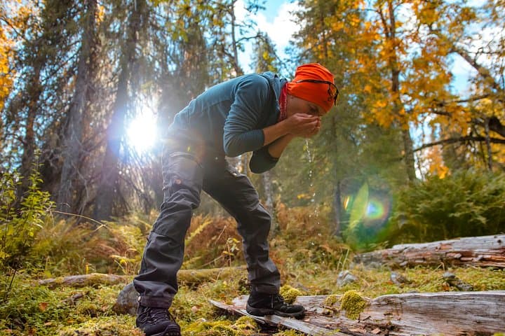 Birch Bark Cup Workshop at a Natural Spring — Rovaniemi Forest Experience