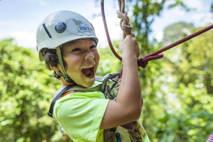 Krabi High-Canopy Zipline: Zone A + B Half-Day Zipline & Abseil