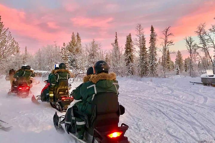 Explore the Arctic Wilderness on a Snowmobile Adventure in Kiruna photo 3