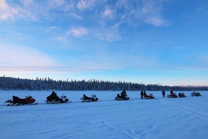 Explore Arctic Wilderness on a Thrilling Afternoon Snowmobile Tour in Lapland photo 3