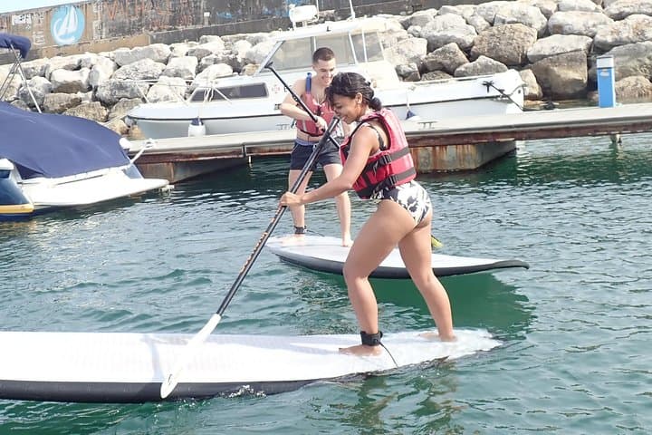 Stand Up Paddle on the Lisbon Coast — Oeiras SUP Lesson & Sea Paddle photo 5