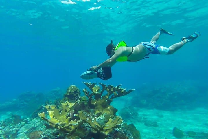 Pilot a Speedboat and Power Snorkel to St. Lucia’s Pitons from Castries