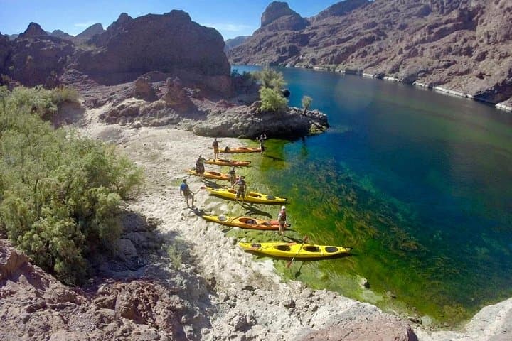 Hoover Dam Kayak Tour: Black Canyon Hot Springs & Emerald Cave Adventure photo 6