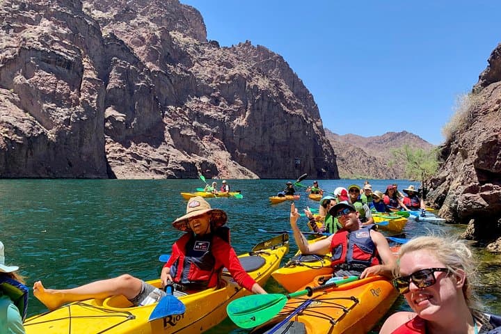 Hoover Dam Kayak Tour: Black Canyon Hot Springs & Emerald Cave Adventure photo 4