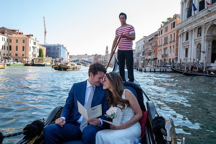 Renew Your Wedding Vows in a Private Venetian Gondola — Grand Canal Ceremony photo 2
