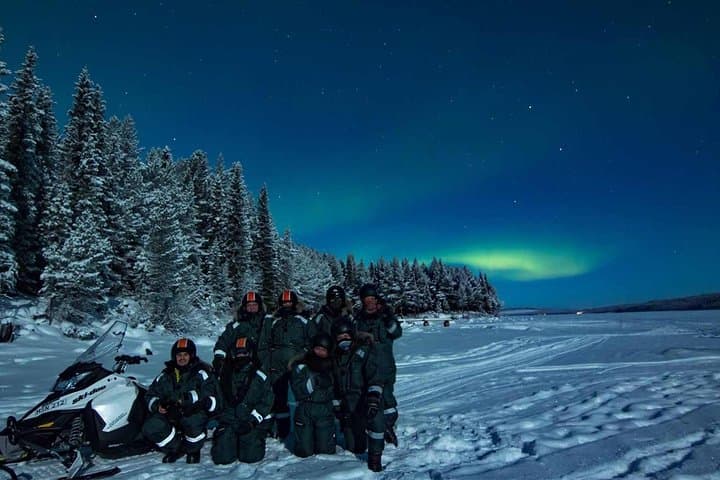 Snowmobile Aurora Expedition in Swedish Lapland: Northern Lights & Lappish Dinner photo 5