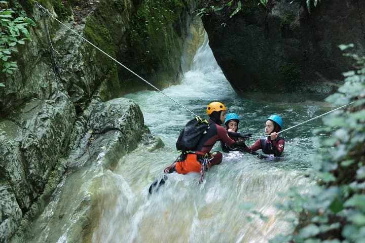 Canyoning Discovery on the Ternèze: 3-Hour Adventure from Aix-les-Bains & Chambéry
