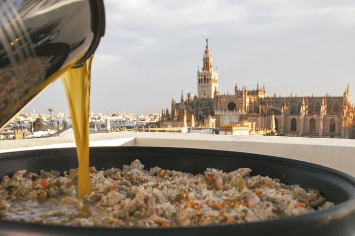 Rooftop Paella Class in Seville — Hands-On Paella & Sangria with Panoramic Views photo 6
