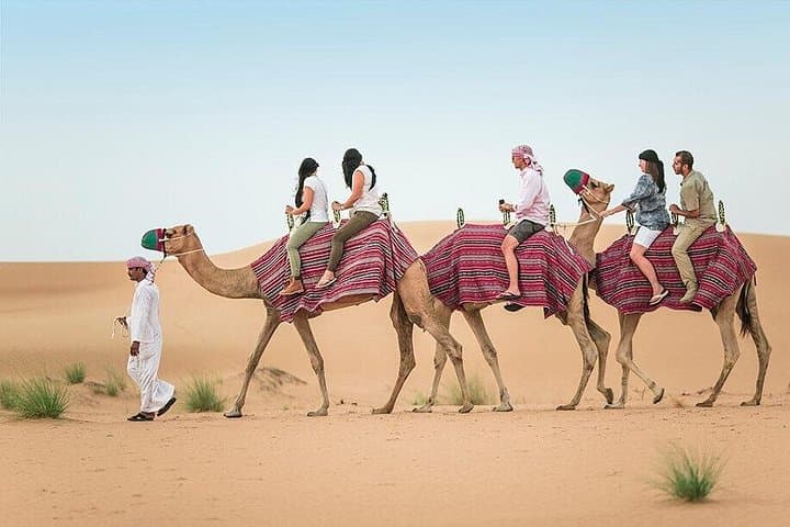 Dubai Desert Camel Trek: Morning Dune Bashing & Sandboarding Safari photo 2