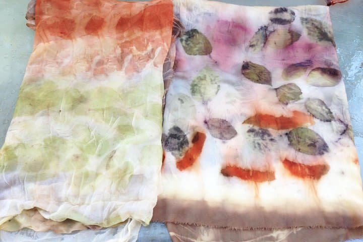 Eco Printing & Natural Dyeing Workshop on Lamma Island — Make Two Silk Scarves with a Local Designer