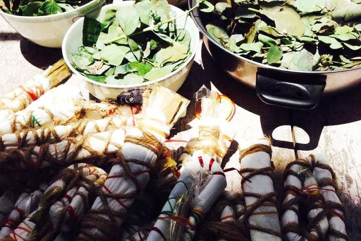 Eco Printing & Natural Dyeing Workshop on Lamma Island — Make Two Silk Scarves with a Local Designer photo 5