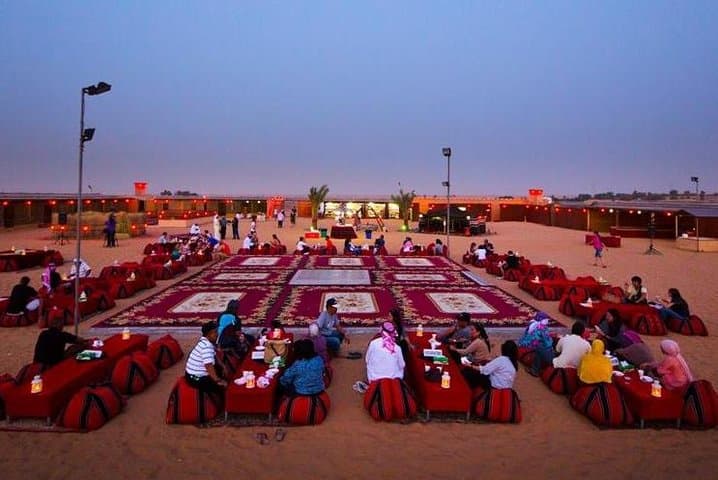 Dubai Desert Dinner Safari: Camel Ride, BBQ & Belly Dance Experience
