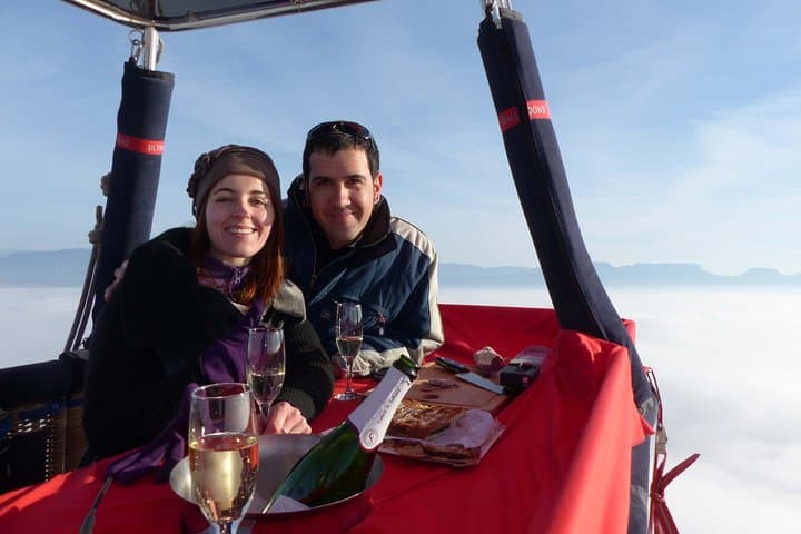 VIP Hot-Air Balloon Over the Pre-Pyrenees: Private Flight from Barcelona